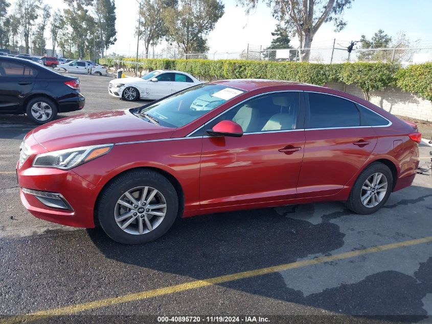 2015 HYUNDAI SONATA SE - 5NPE24AF9FH119798