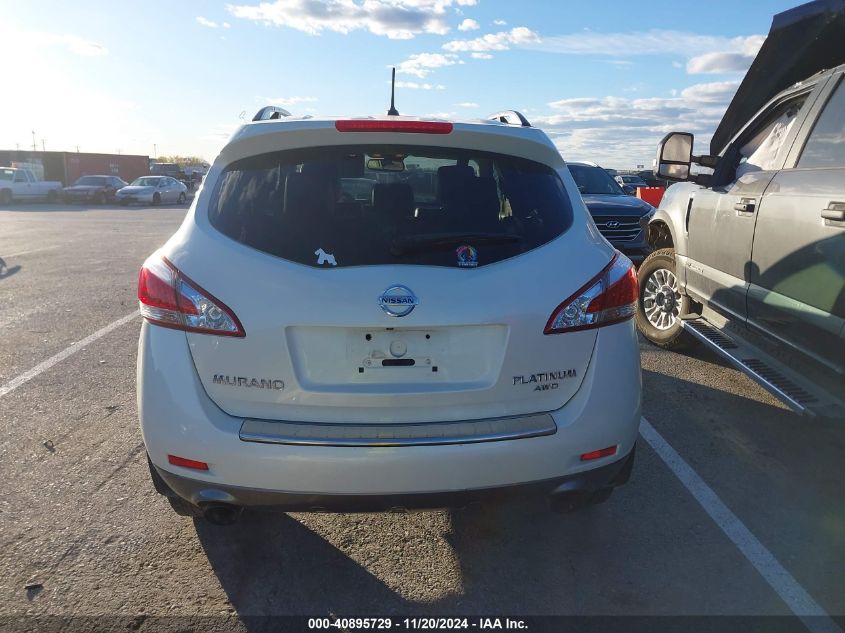 2012 Nissan Murano Le VIN: JN8AZ1MW0CW236720 Lot: 40895729