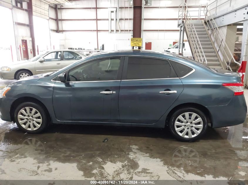 2015 Nissan Sentra Sv VIN: 3N1AB7AP6FL664658 Lot: 40895742