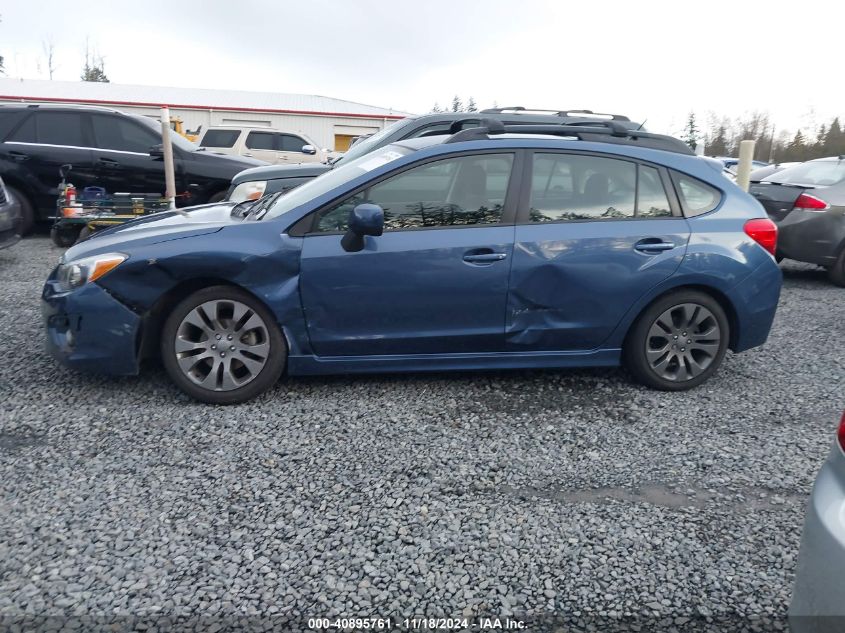 2012 Subaru Impreza 2.0I Sport Premium VIN: JF1GPAL62CH227671 Lot: 40895761