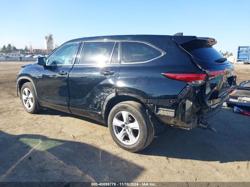 VIN 5TDCZRAH8MS517416 2021 Toyota Highlander, L no.3