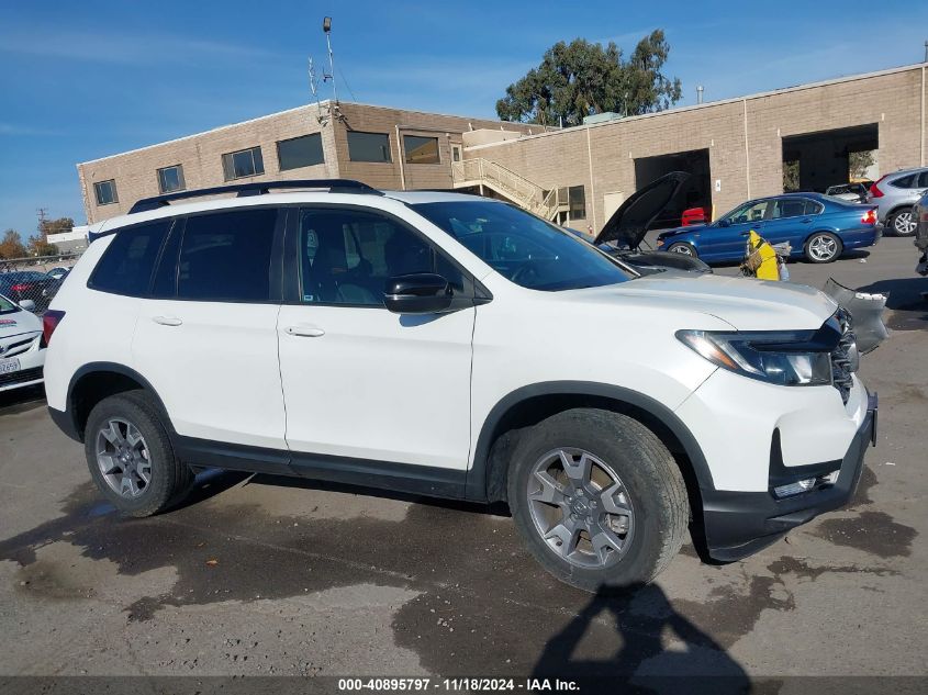 2022 Honda Passport Awd Trailsport VIN: 5FNYF8H62NB001703 Lot: 40895797