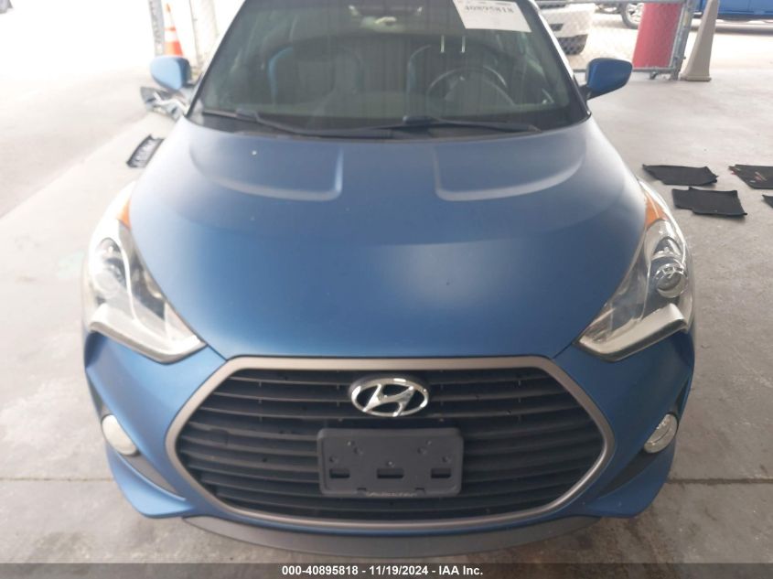 2016 Hyundai Veloster Turbo Rally Edition VIN: KMHTC6AE2GU260206 Lot: 40895818