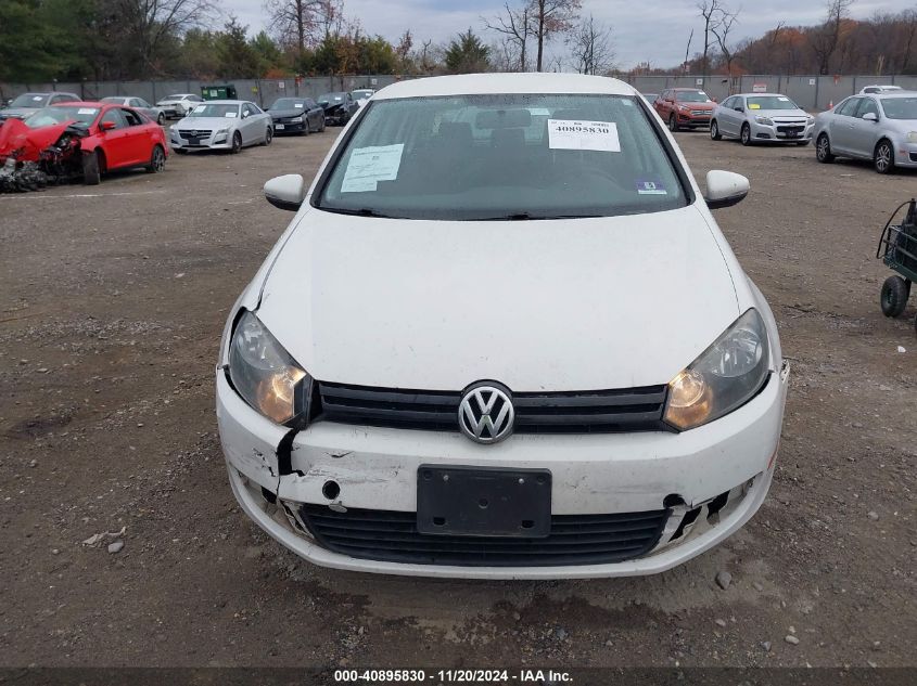 2012 Volkswagen Golf 2.5L 4-Door VIN: WVWDB7AJ1CW306413 Lot: 40895830