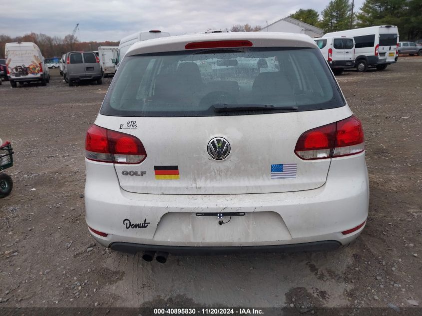 2012 Volkswagen Golf 2.5L 4-Door VIN: WVWDB7AJ1CW306413 Lot: 40895830