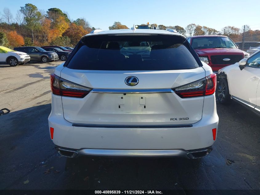 2017 Lexus Rx 350 VIN: 2T2ZZMCA2HC085266 Lot: 40895839