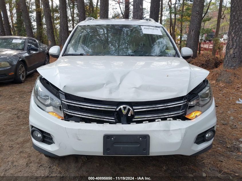 2016 Volkswagen Tiguan Se VIN: WVGBV7AX3GW529220 Lot: 40895850