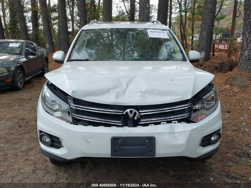 2016 Volkswagen Tiguan Se VIN: WVGBV7AX3GW529220 Lot: 40895850