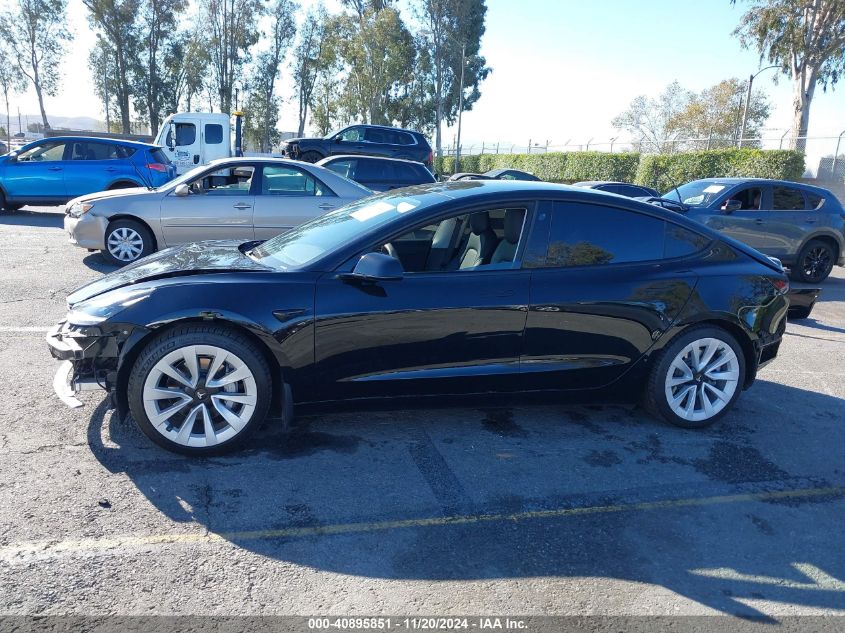 2021 Tesla Model 3 Standard Range Plus Rear-Wheel Drive VIN: 5YJ3E1EA0MF079294 Lot: 40895851