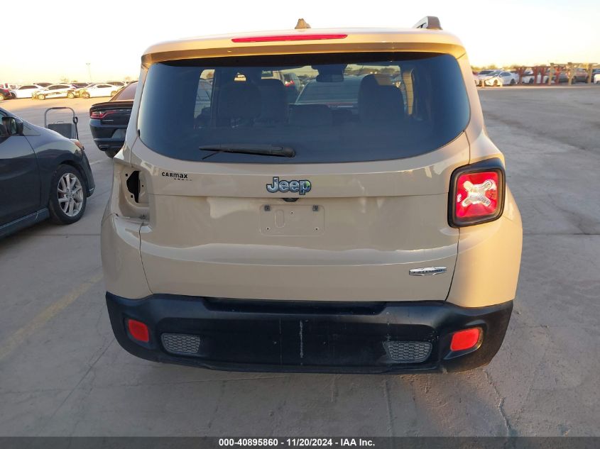 2015 Jeep Renegade Latitude VIN: ZACCJABT0FPB56643 Lot: 40895860