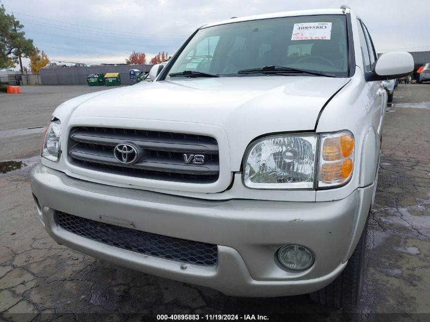 2004 Toyota Sequoia Sr5 V8 VIN: 5TDBT44A84S206163 Lot: 40895883