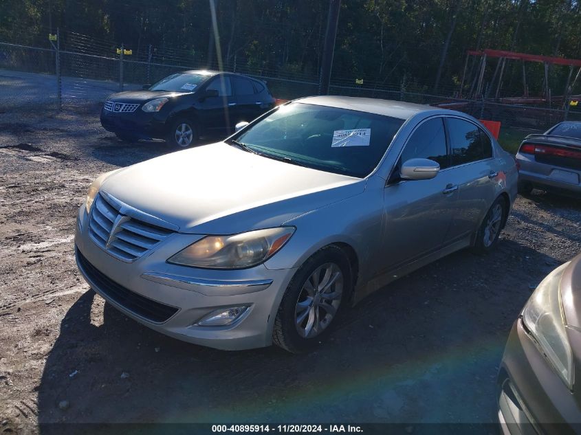 2013 Hyundai Genesis 3.8 VIN: KMHGC4DD9DU229815 Lot: 40895914