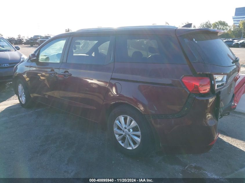 VIN KNDMB5C16H6333664 2017 KIA Sedona, LX no.3