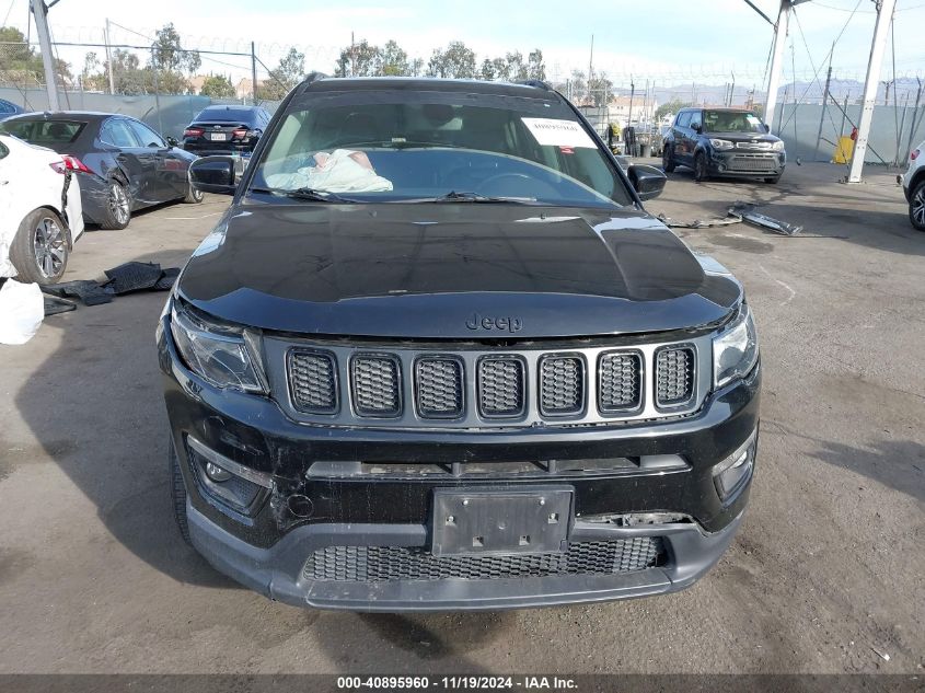 2021 Jeep Compass Altitude Fwd VIN: 3C4NJCBB3MT556184 Lot: 40895960