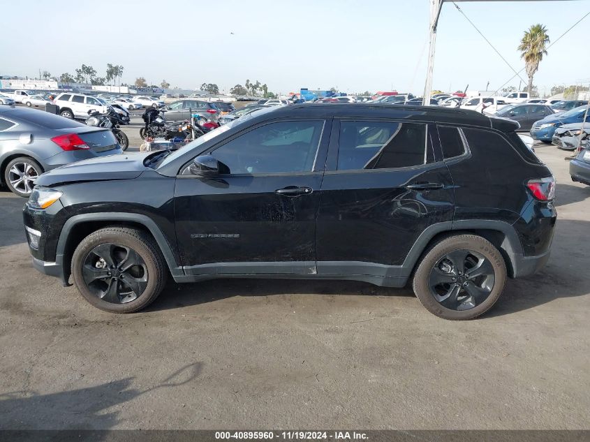 VIN 3C4NJCBB3MT556184 2021 JEEP COMPASS ALTITUDE FWD