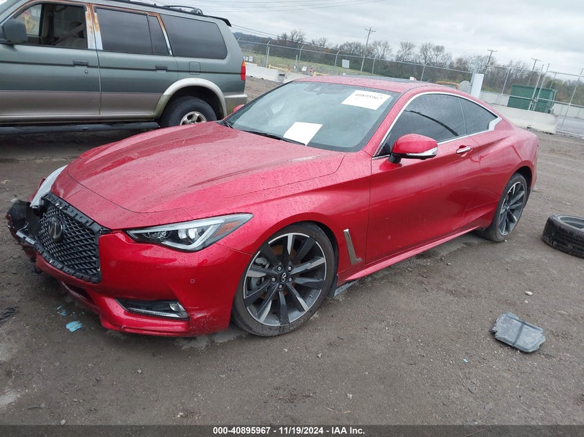 Vin: jn1ev7kk3nm600030, lot: 41385659, infiniti q60 luxe 20222