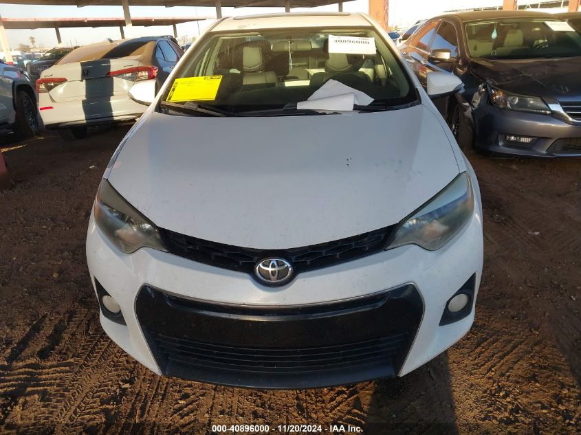 2015 Toyota Corolla S Plus VIN: 5YFBURHE9FP188730 Lot: 40896000