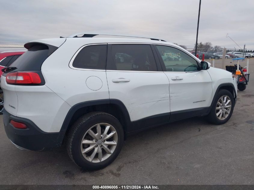 2017 Jeep Cherokee Limited 4X4 VIN: 1C4PJMDS6HW557308 Lot: 40896005