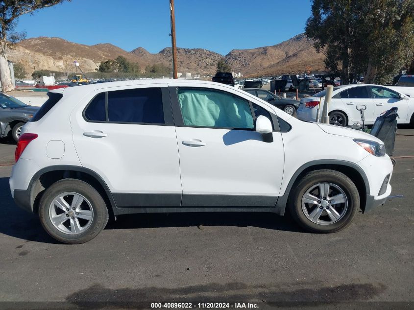 2019 Chevrolet Trax Ls VIN: 3GNCJKSB6KL261120 Lot: 40896022