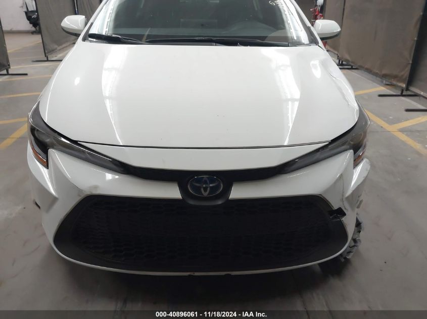 2021 Toyota Corolla Hybrid Le VIN: JTDEAMDE4MJ012569 Lot: 40896061