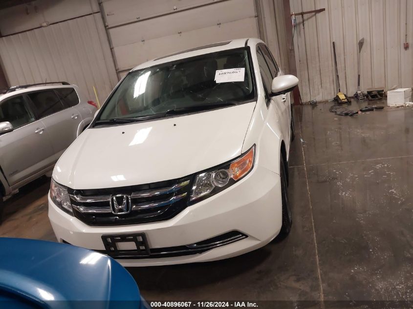 VIN 5FNRL5H67HB014477 2017 Honda Odyssey, Ex-L no.12