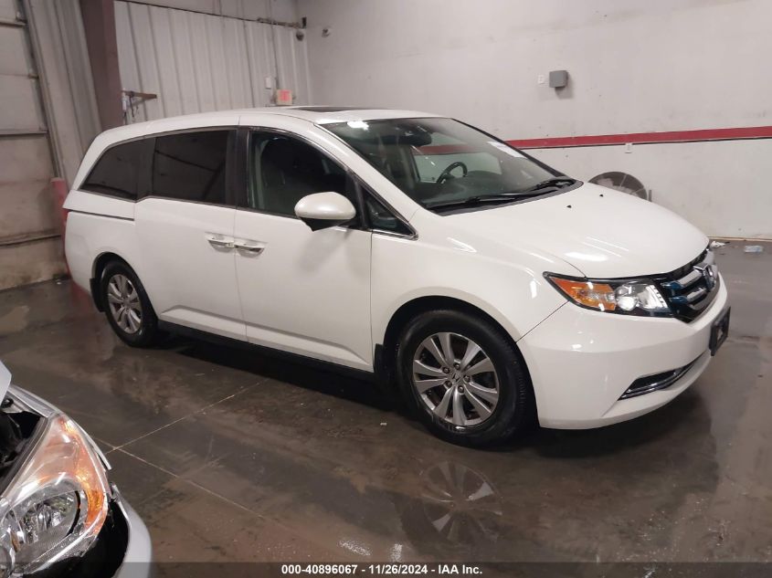 VIN 5FNRL5H67HB014477 2017 Honda Odyssey, Ex-L no.1