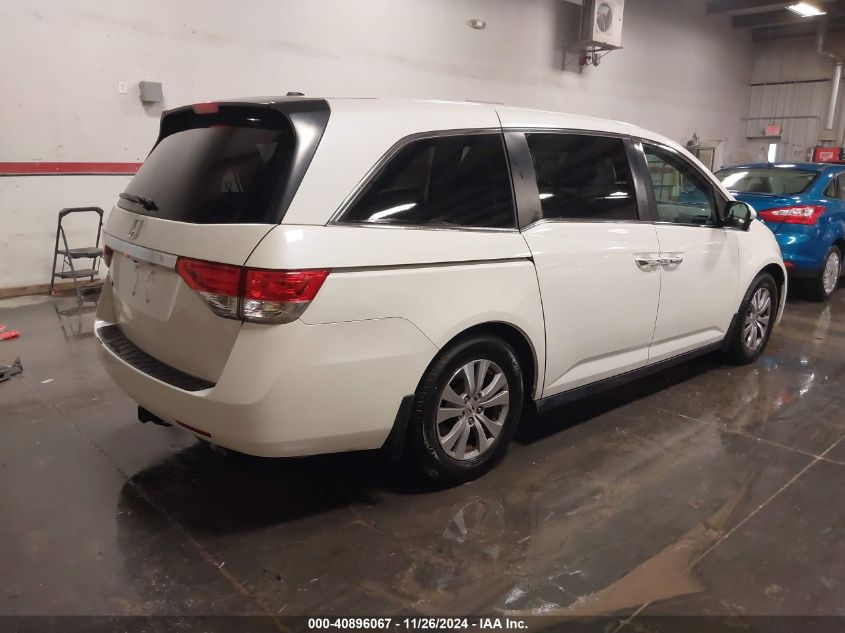 VIN 5FNRL5H67HB014477 2017 Honda Odyssey, Ex-L no.4