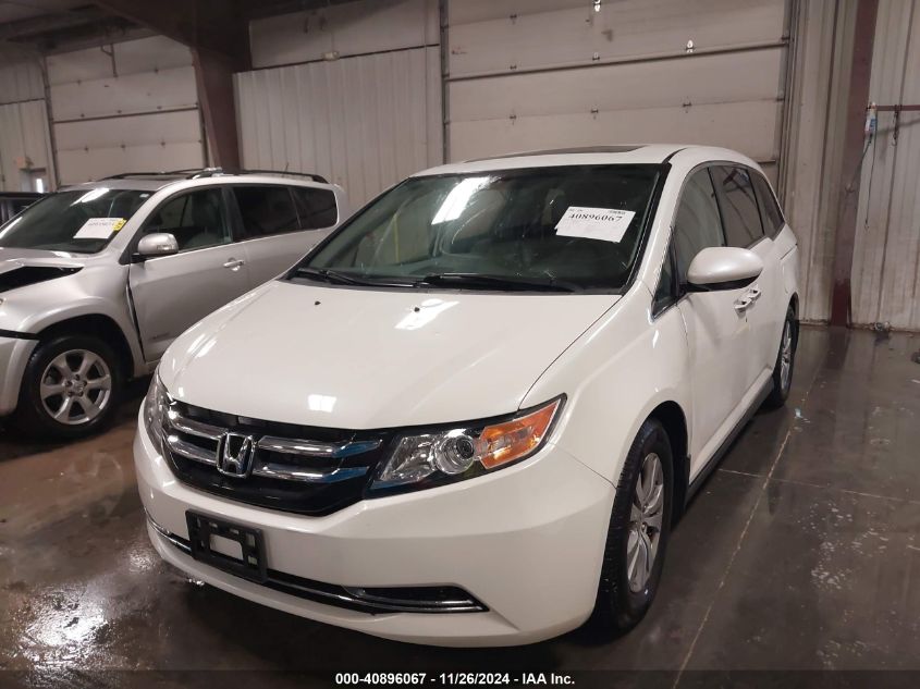 VIN 5FNRL5H67HB014477 2017 Honda Odyssey, Ex-L no.6