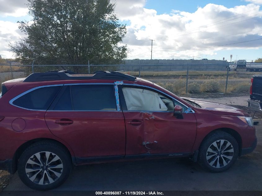 2017 Subaru Outback 2.5I Limited VIN: 4S4BSANC4H3411001 Lot: 40896087