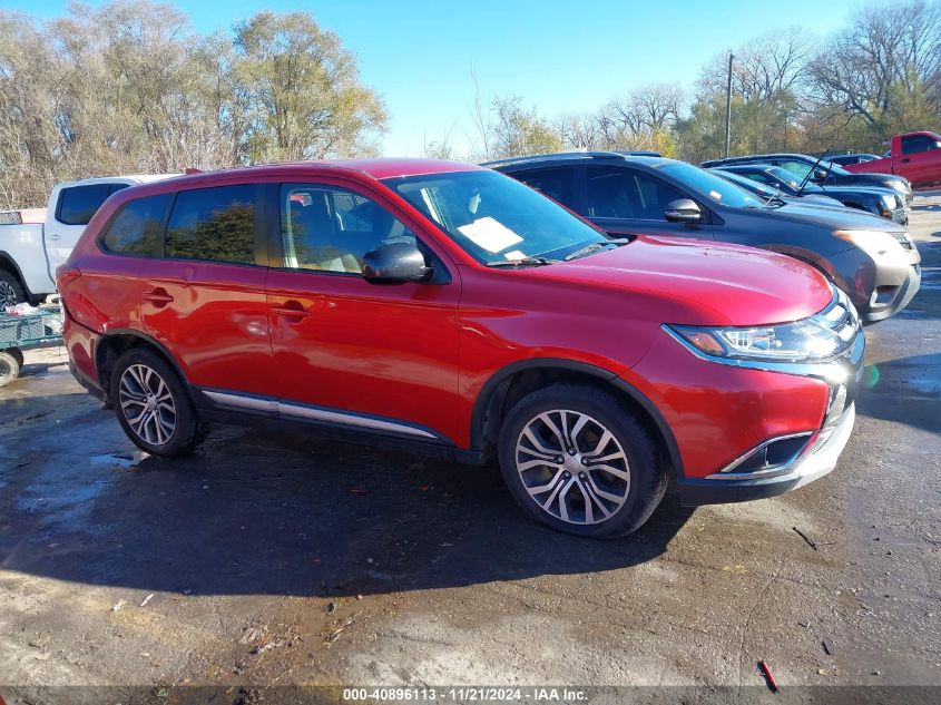 2018 Mitsubishi Outlander Es VIN: JA4AD2A3XJZ054992 Lot: 40896113