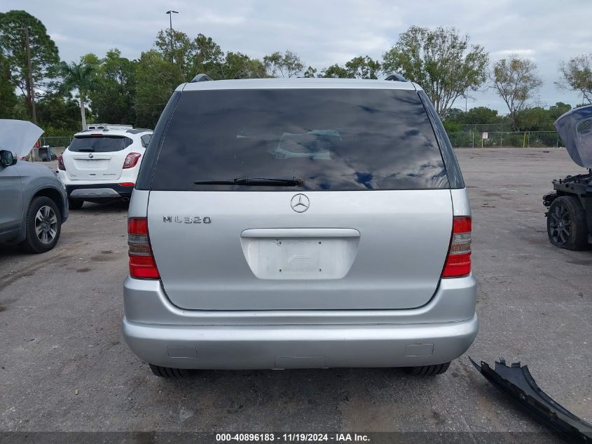 1999 Mercedes-Benz Ml 320 VIN: 4JGAB54E1XA117586 Lot: 40896183