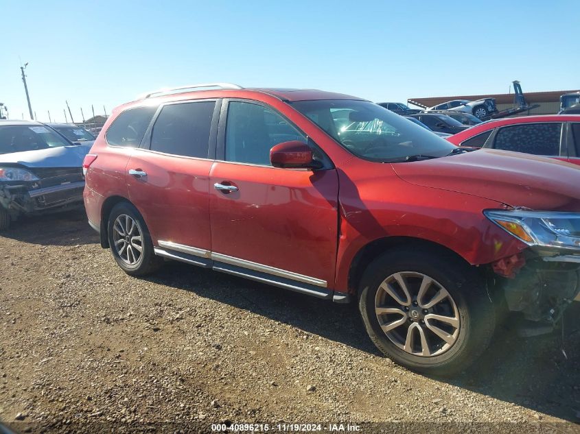 2015 Nissan Pathfinder Sl VIN: 5N1AR2MN2FC662743 Lot: 40896215