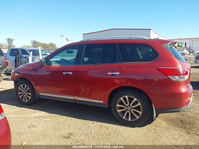 2015 Nissan Pathfinder Sl VIN: 5N1AR2MN2FC662743 Lot: 40896215