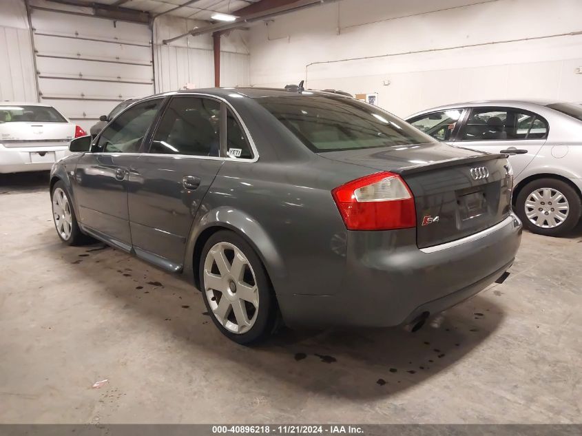 2005 Audi S4 4.2 (A6) VIN: WAUPL68E05A074848 Lot: 40896218