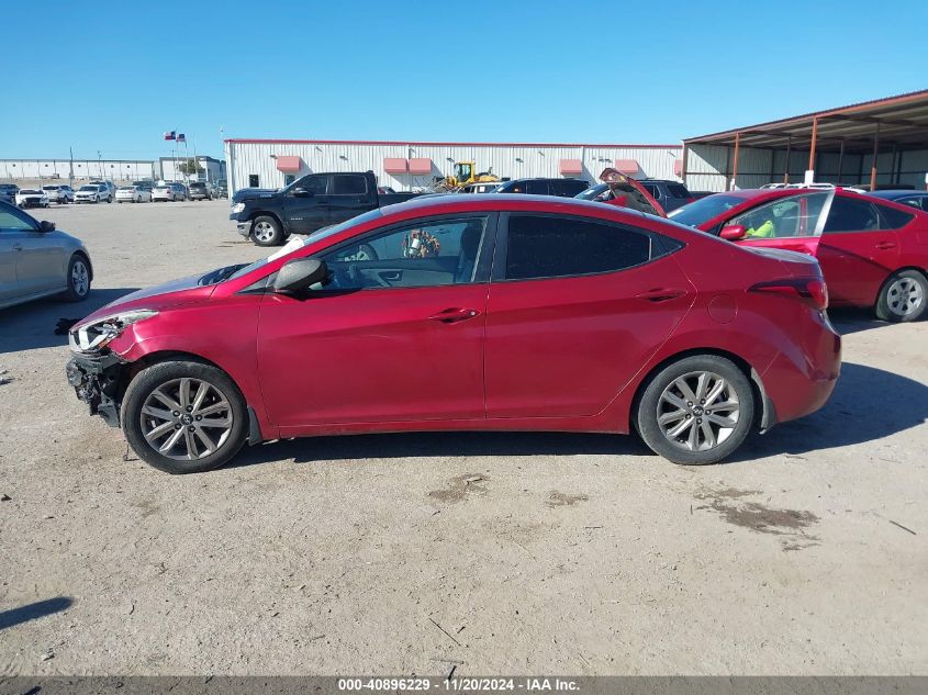 2014 Hyundai Elantra Se VIN: 5NPDH4AE4EH461692 Lot: 40896229