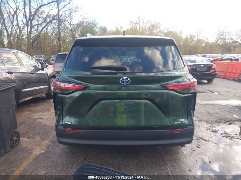 2021 Toyota Sienna Xle VIN: 5TDJRKEC0MS034967 Lot: 40896238