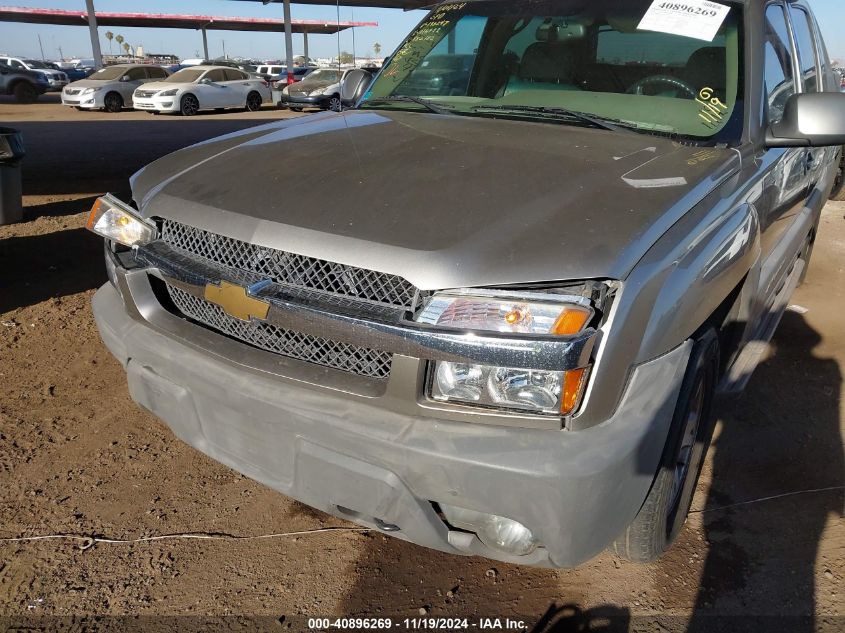 2002 Chevrolet Avalanche 1500 VIN: 3GNEK13T42G133247 Lot: 40896269