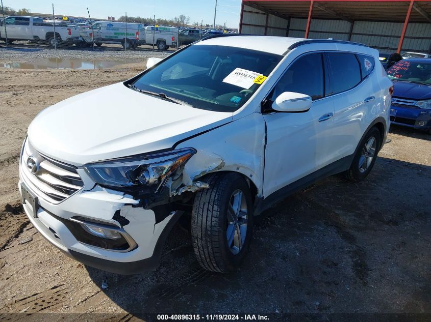 VIN 5NMZUDLB3JH078421 2018 Hyundai Santa Fe, Sport... no.2