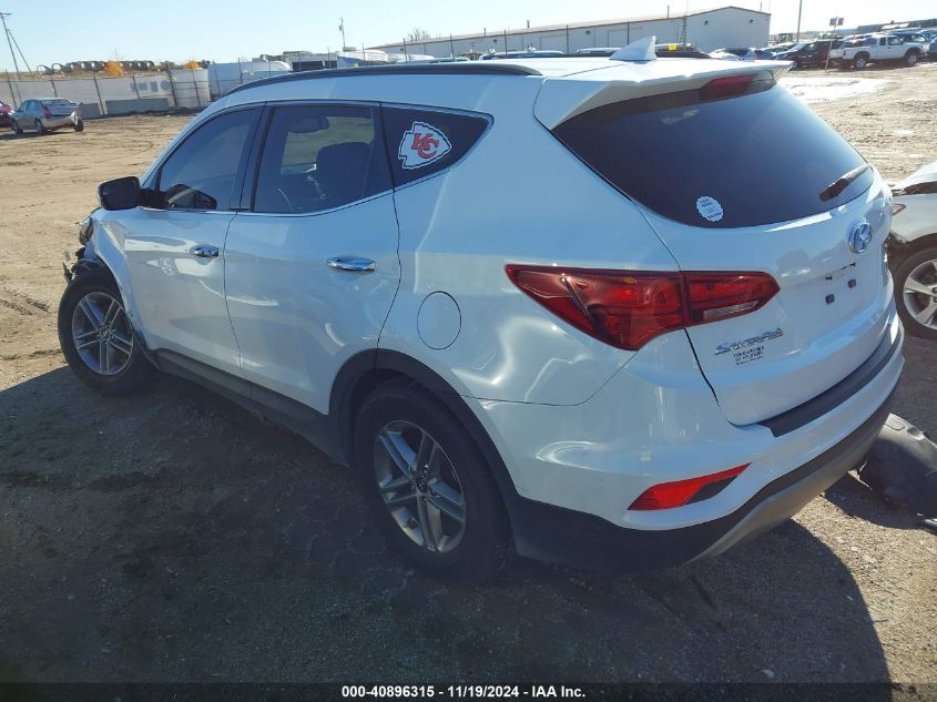 VIN 5NMZUDLB3JH078421 2018 Hyundai Santa Fe, Sport... no.3