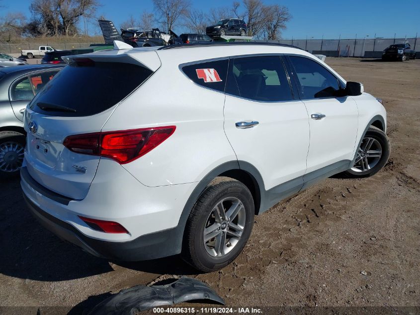 VIN 5NMZUDLB3JH078421 2018 Hyundai Santa Fe, Sport... no.4