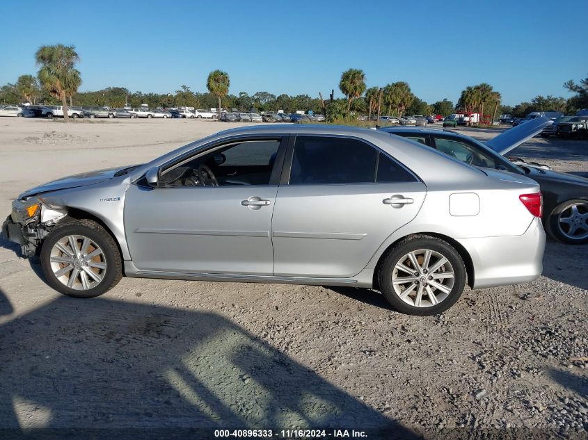 2014 Toyota Camry Hybrid Xle VIN: 4T1BD1FKXEU139320 Lot: 40896333