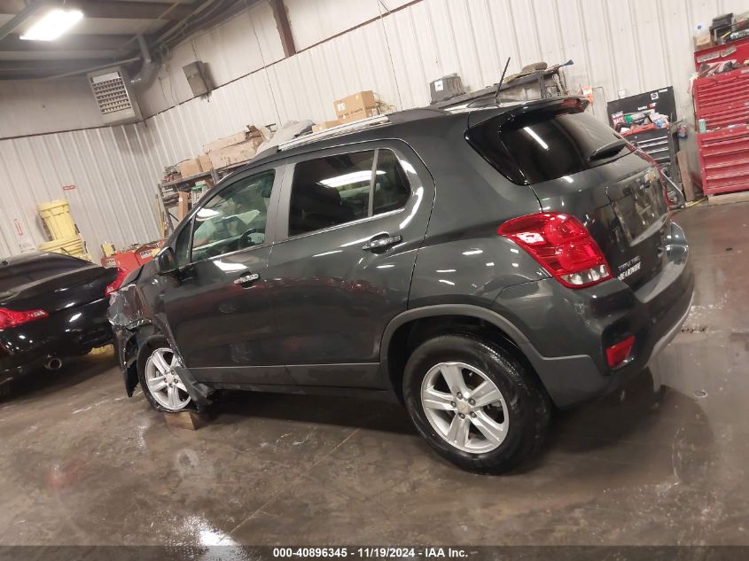 2018 Chevrolet Trax Lt VIN: 3GNCJPSB4JL215202 Lot: 40896345