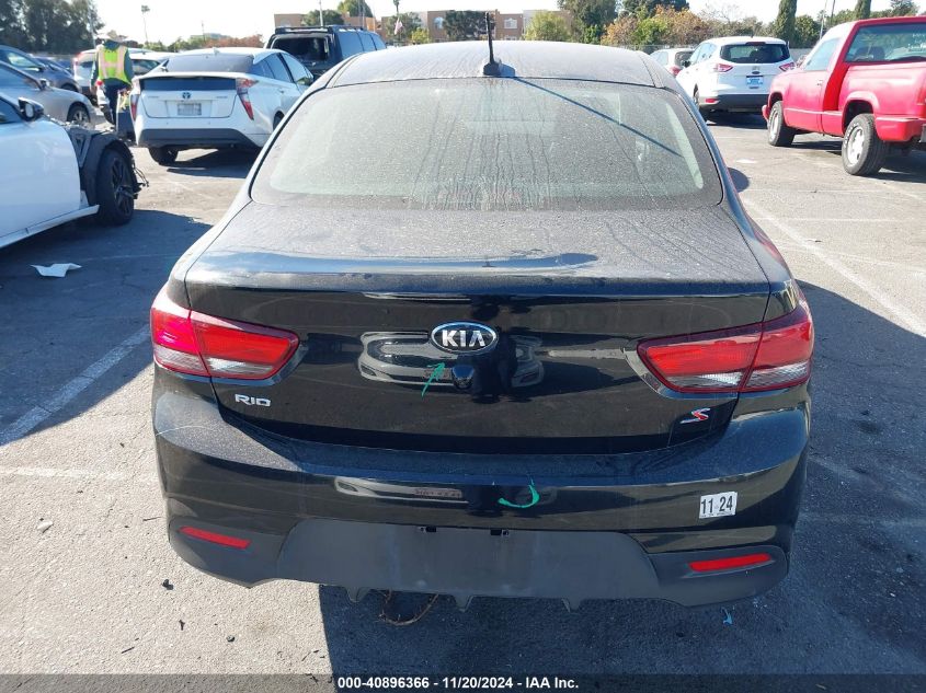 2020 Kia Rio S VIN: 3KPA24AD2LE273122 Lot: 40896366