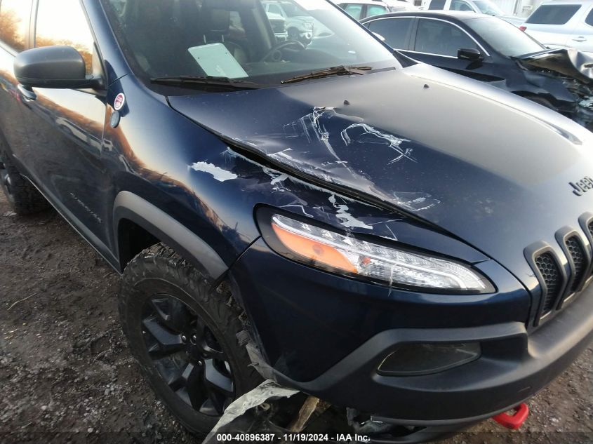 2018 Jeep Cherokee Trailhawk 4X4 VIN: 1C4PJMBX6JD563786 Lot: 40896387