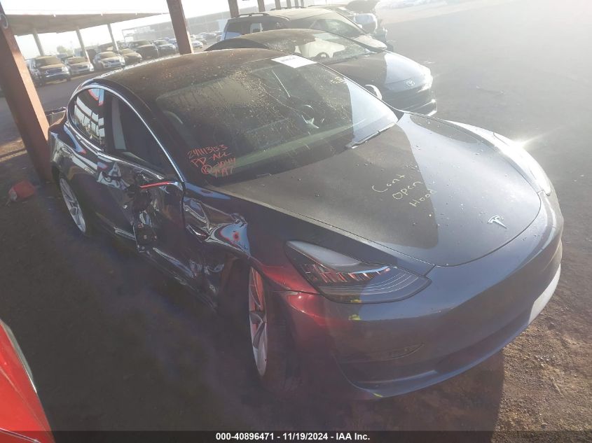 2018 Tesla Model 3 Long Range/Mid Range VIN: 5YJ3E1EA3JF047497 Lot: 40896471