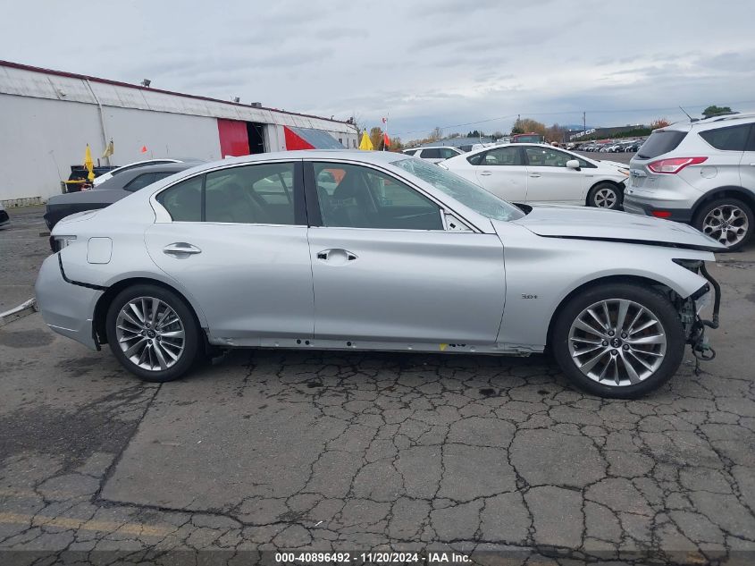 2018 Infiniti Q50 3.0T Luxe VIN: JN1EV7AR1JM433059 Lot: 40896492