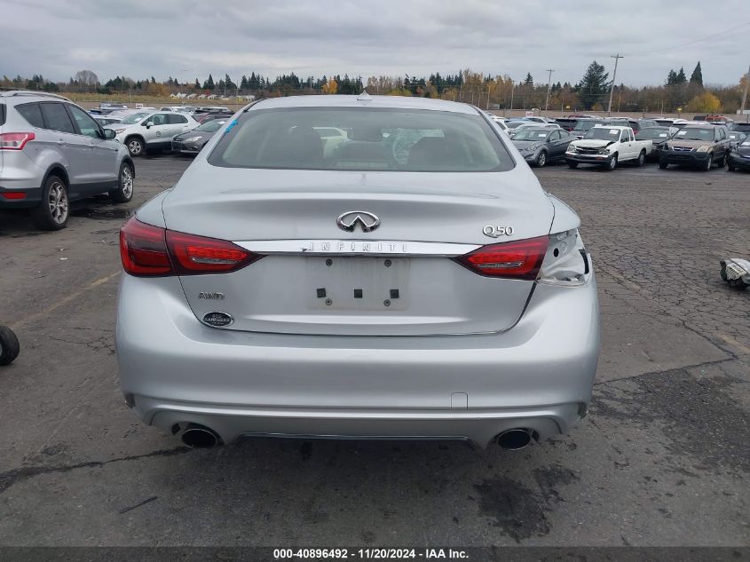 2018 Infiniti Q50 3.0T Luxe VIN: JN1EV7AR1JM433059 Lot: 40896492