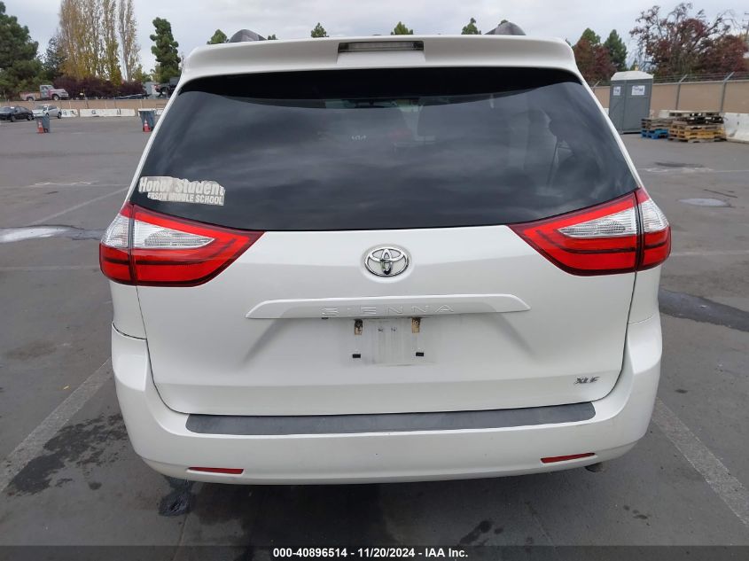 2016 Toyota Sienna Xle 8 Passenger VIN: 5TDYK3DC7GS715822 Lot: 40896514