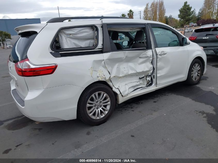 2016 Toyota Sienna Xle 8 Passenger VIN: 5TDYK3DC7GS715822 Lot: 40896514