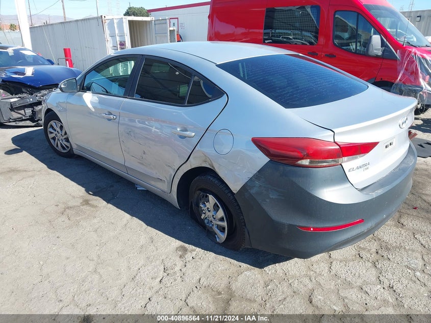 2018 HYUNDAI ELANTRA VIN: KMHD74LF7JU562925